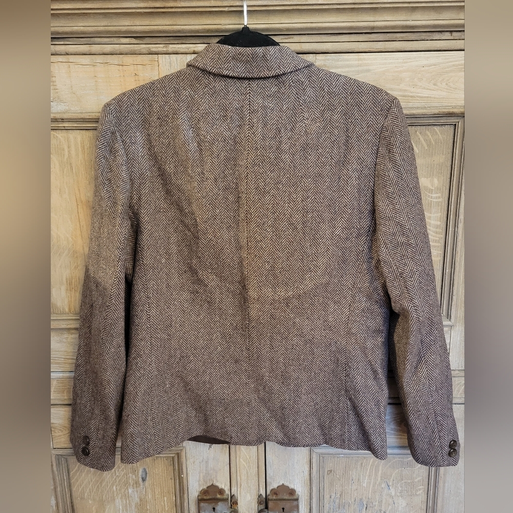 Pendleton Brown Herringbone Blazer - image 2